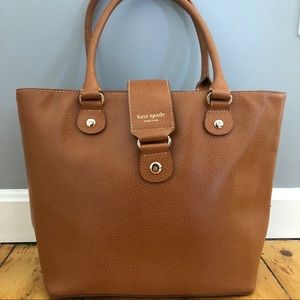 Kate Spade Classic Leather Bucket Tote